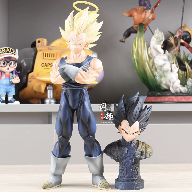 Model Kit Vegeta - YJ Majin Vegeta Figurine with Two