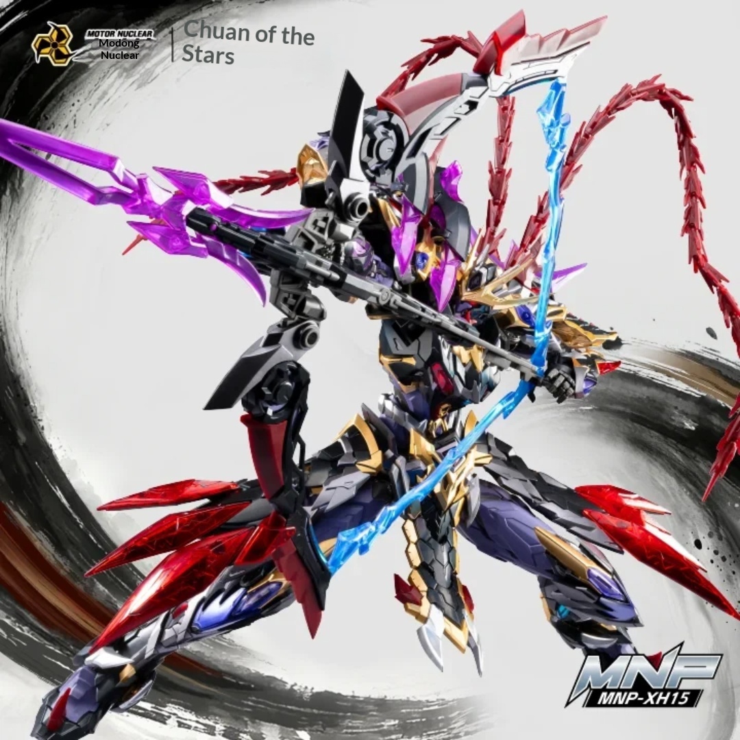 Motor Nuclear Lu Bu Mecha Mode - огляд і ціна Model Kit Zhao Yun