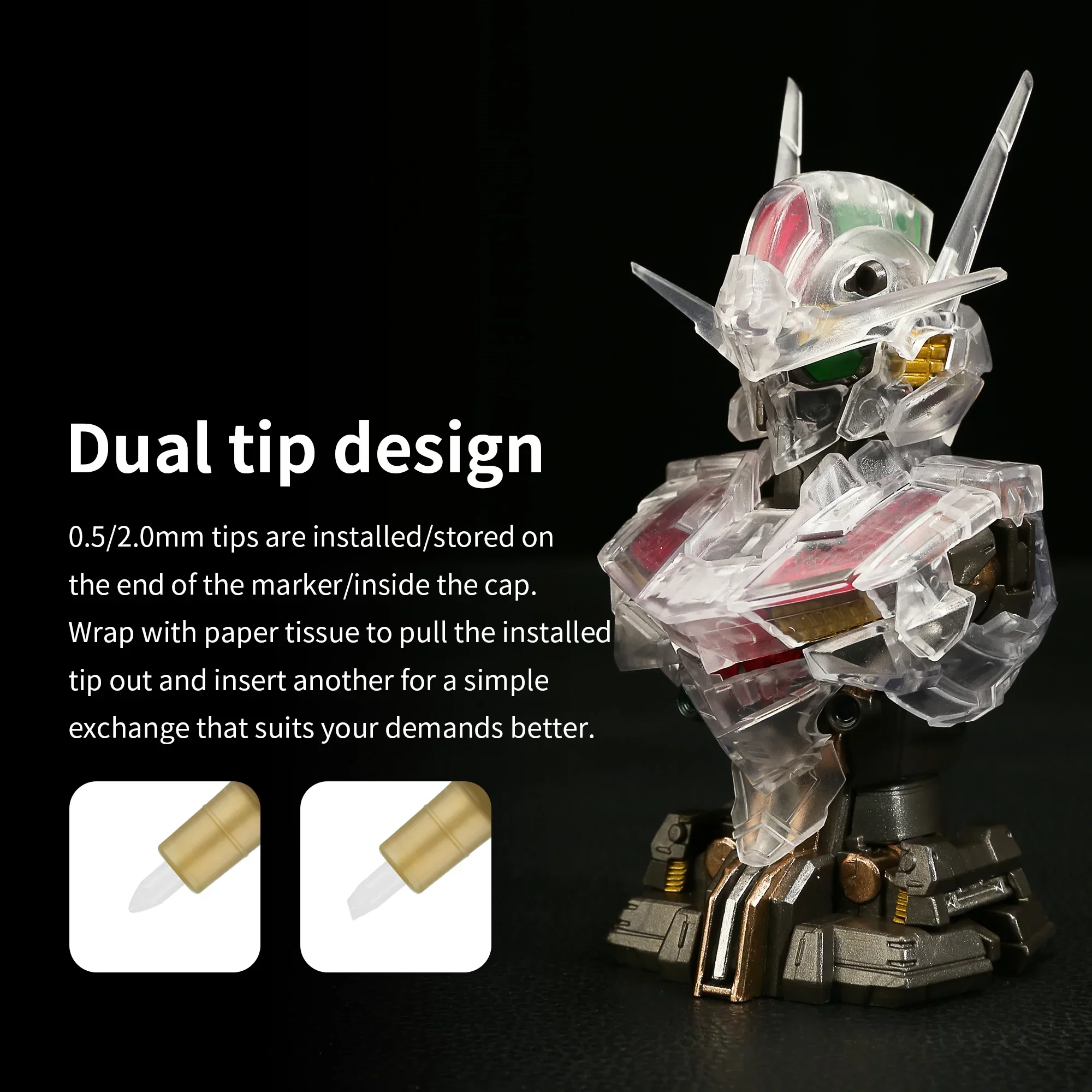 DSPIAE MKA Super Metallic Mark - огляд і ціна Model Kit Paint Set