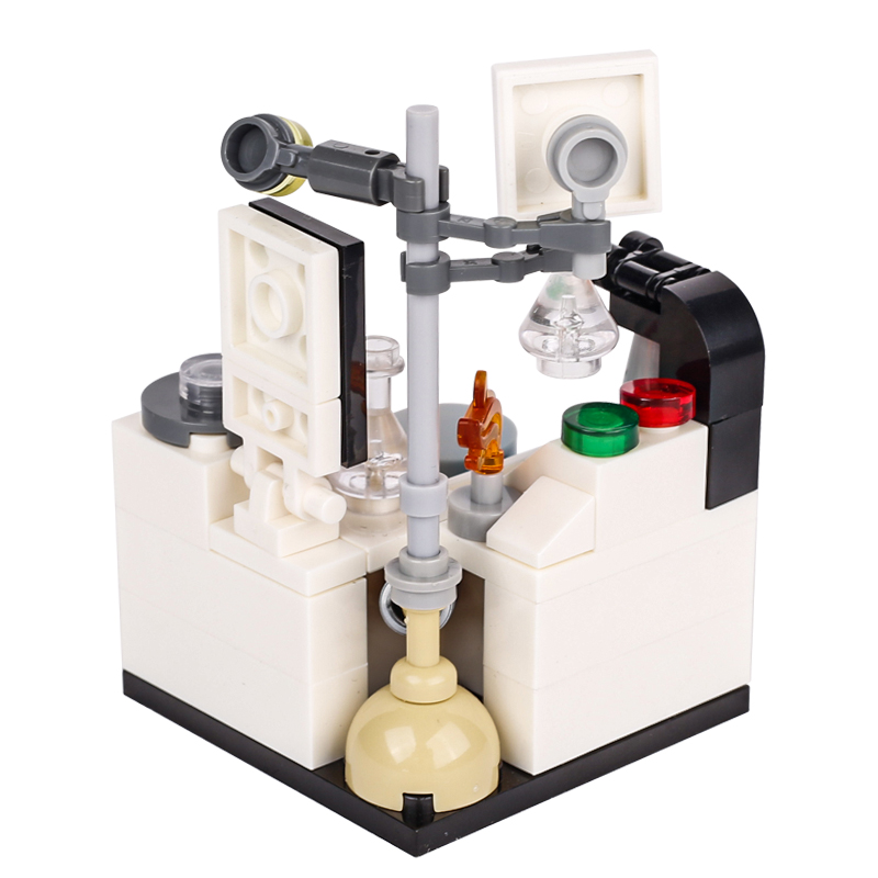 MOC City Laboratory Lab Buildi - огляд і ціна Model Kit Zhao Yun
