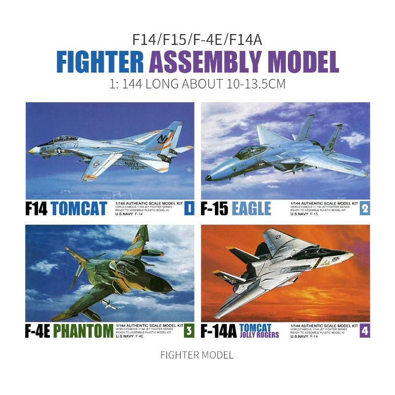 1/144 Assembly Fighter Model U - огляд і ціна Model Kit Academy