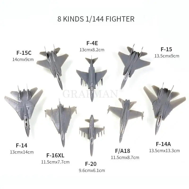 1/144 Assembly Fighter Model U - огляд і ціна Model Kit Academy