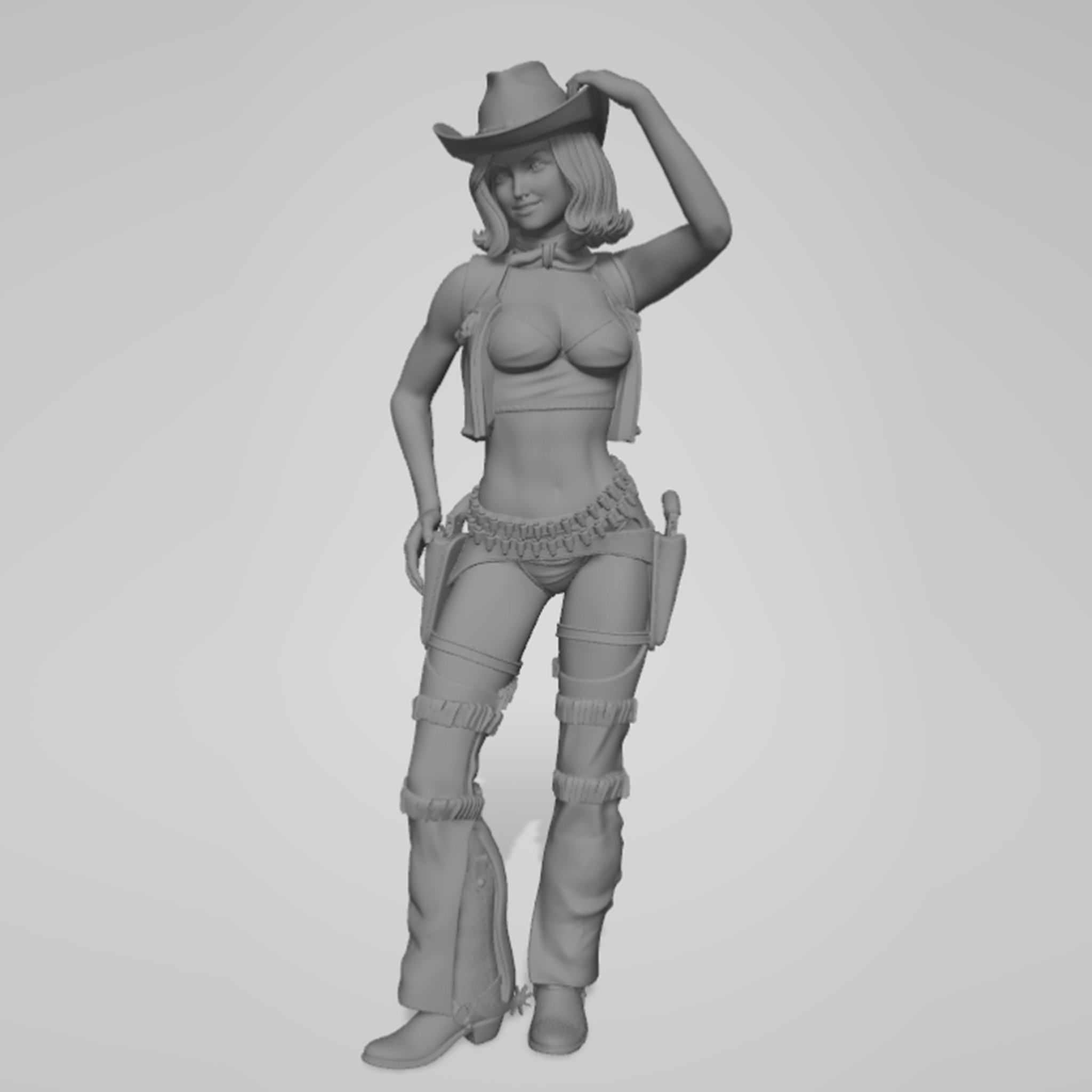 1/24 1/18 1/12 cowboy girl Una - огляд і ціна Model Kit Anime Girl