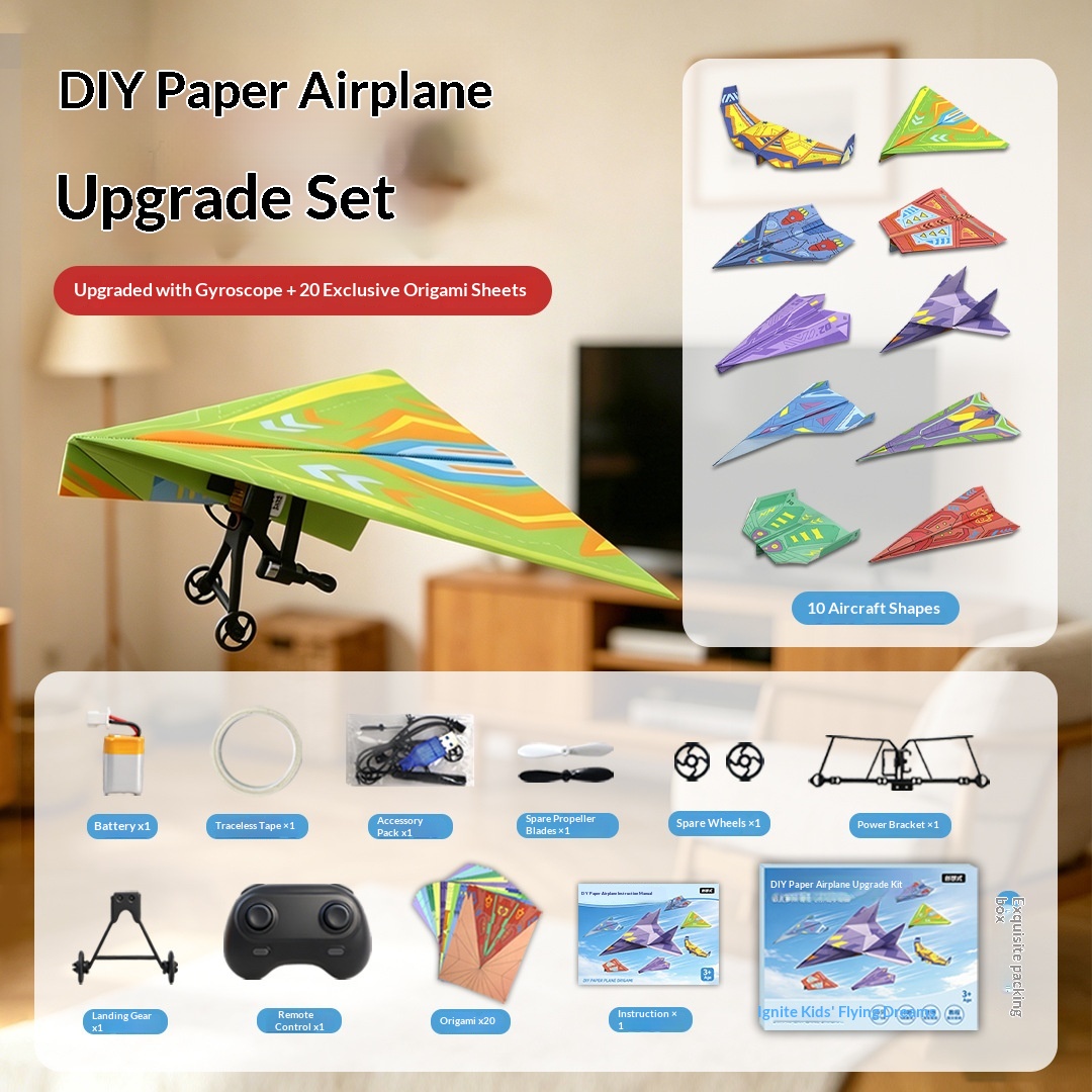 Diy Paper Plane Power Kit Fold - огляд і ціна Model Kit Expert