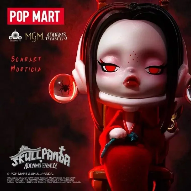 POP MART SKULLPANDA Addams Fam - огляд і ціна Model Kit Anime Girl