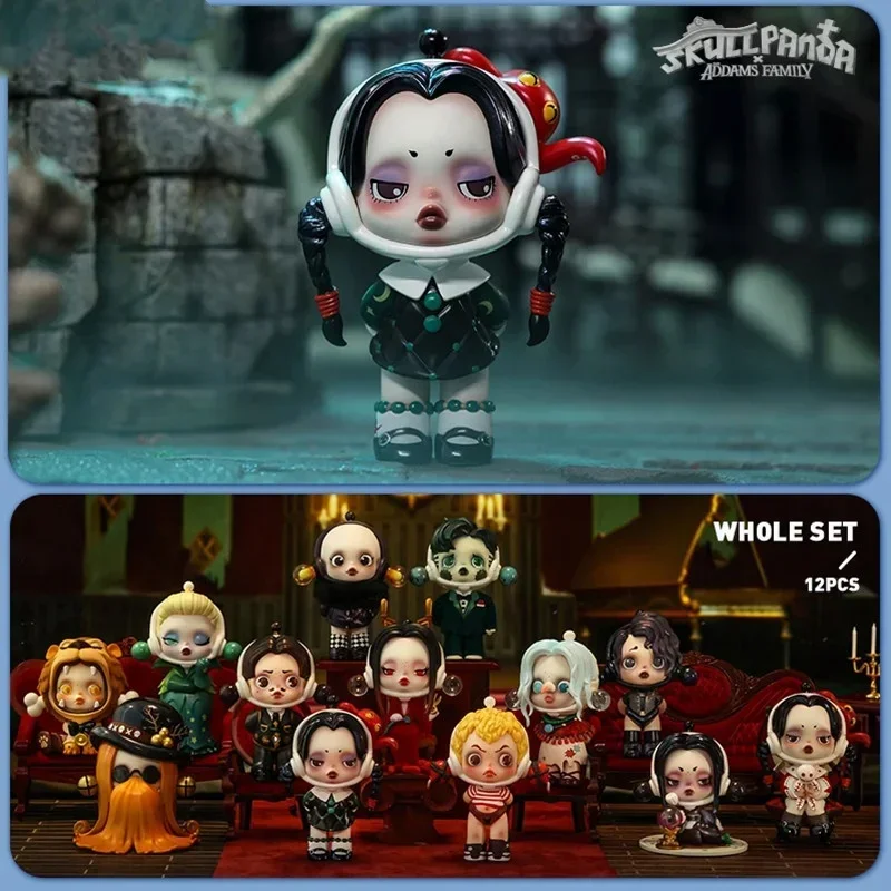 POP MART SKULLPANDA Addams Fam - огляд і ціна Model Kit Anime Girl