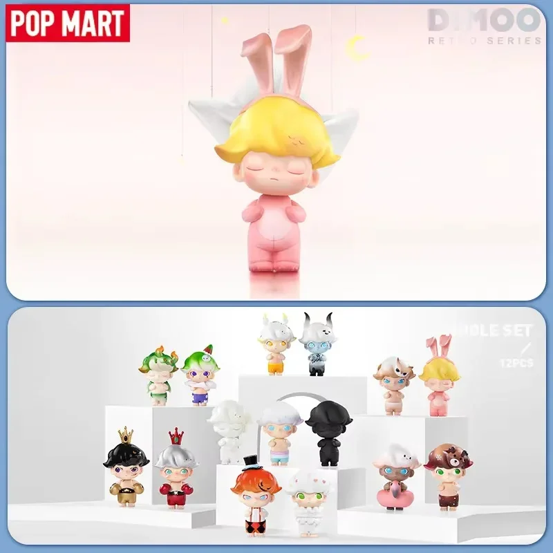 POP MART Dimoo Retro Series Bl - огляд і ціна Model Kit Anime Girl