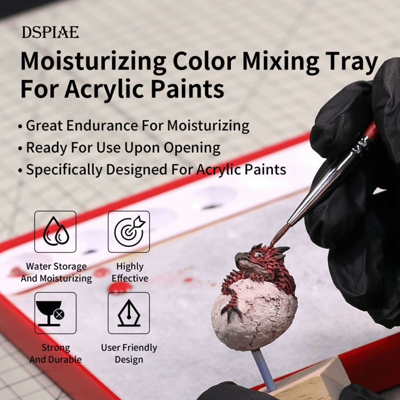 DSPIAE MP-01 PRO Moisturizing  - огляд і ціна Model Kit Paint Set