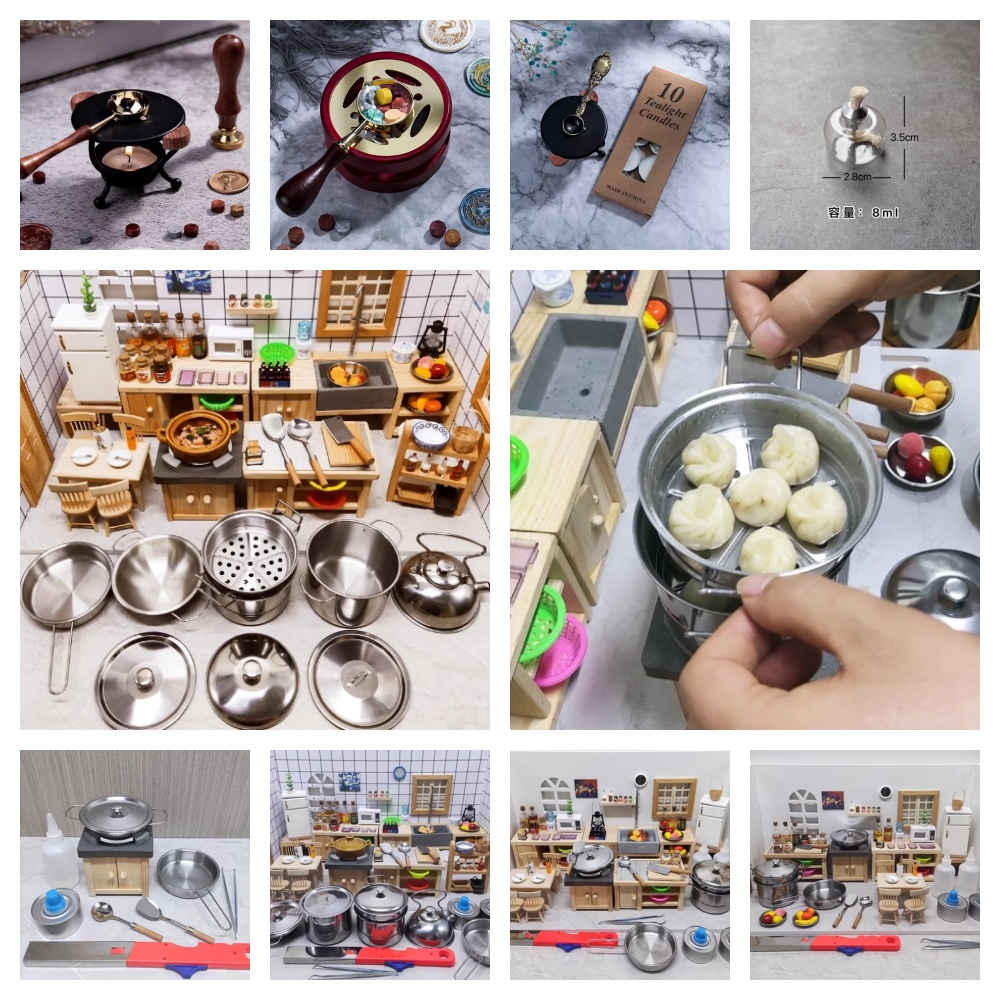 Doll House Miniature Kitchen S - огляд і ціна Model Kit Paint Set