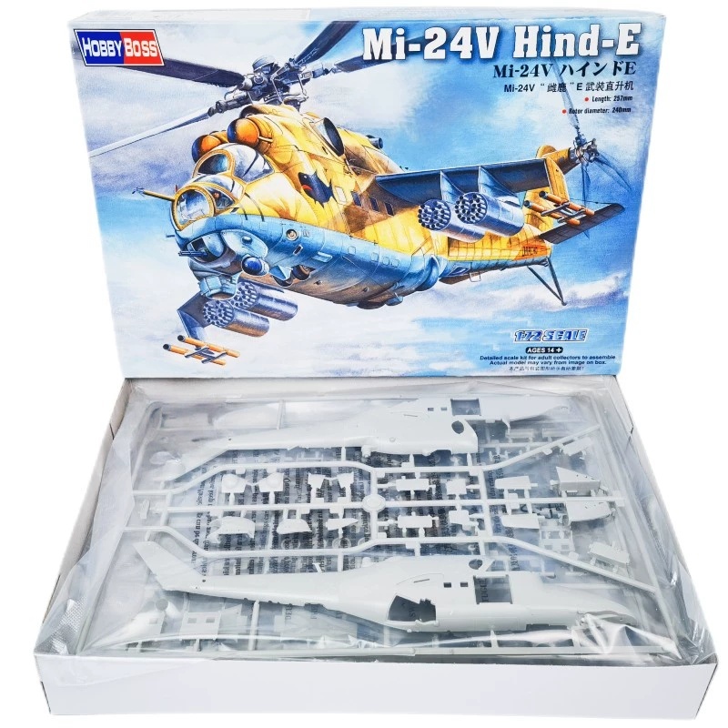TRUMPETER 1/72 MI-24V Hind-E H - огляд і ціна Model Kit Academy