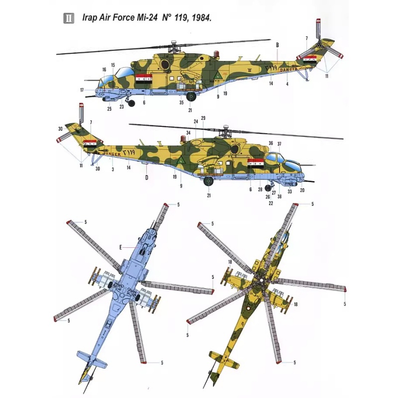 TRUMPETER 1/72 MI-24V Hind-E H - огляд і ціна Model Kit Academy