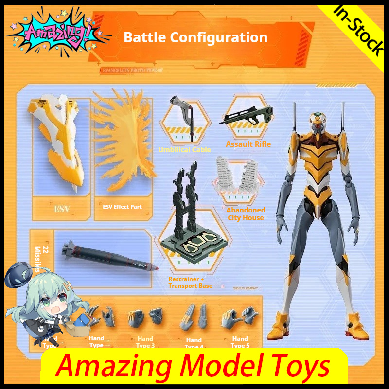 In Stock Blokees New Century E - огляд і ціна Model Kit Medabots