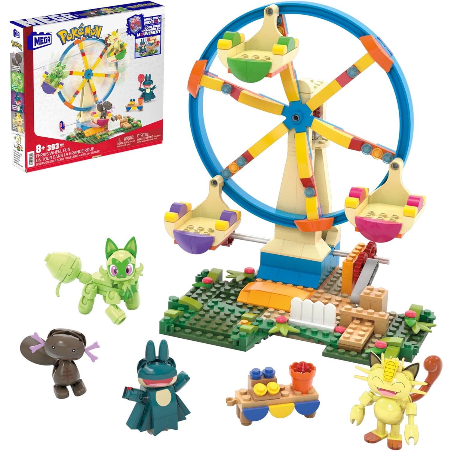 MEGA Pokémon Fun on the Ferris - огляд і ціна Model Kit Quick Pokemon