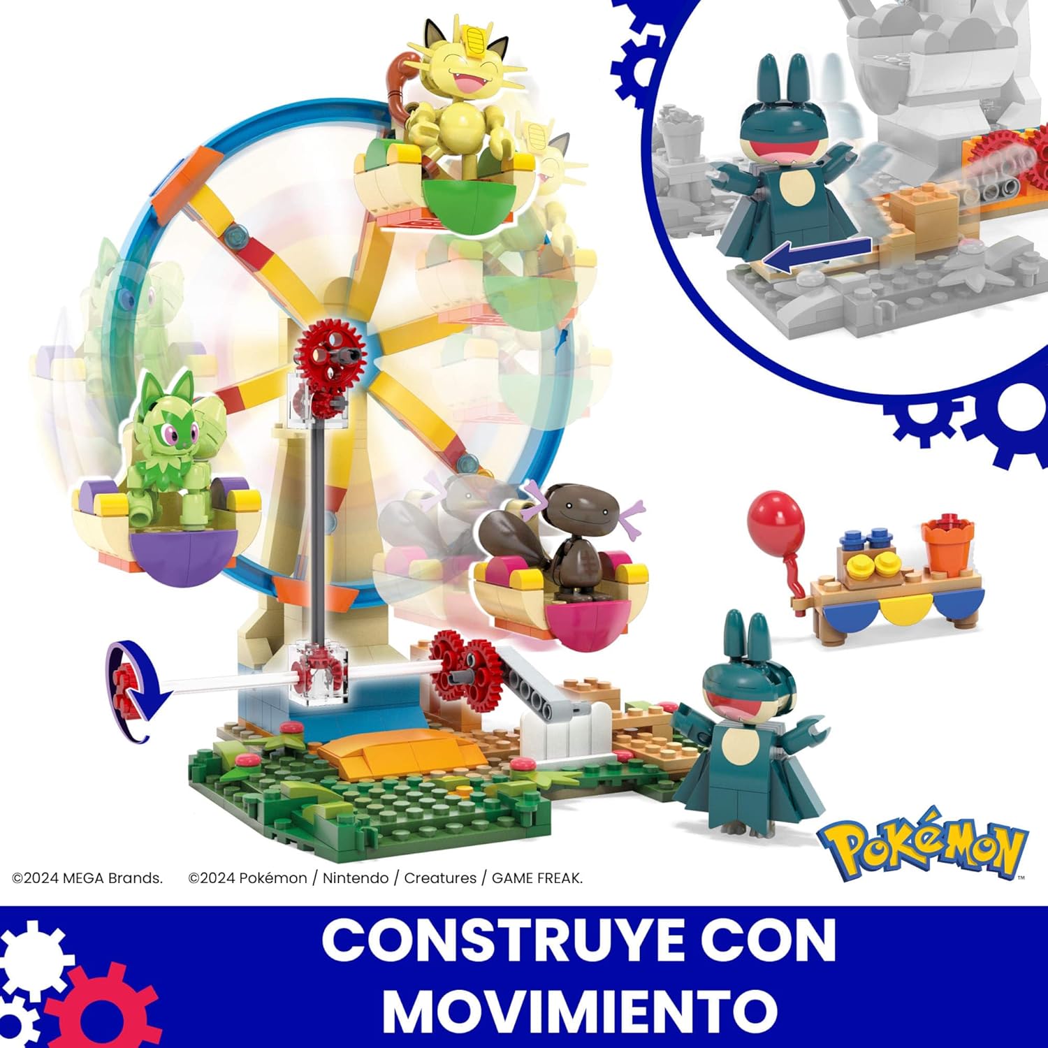 MEGA Pokémon Fun on the Ferris - огляд і ціна Model Kit Quick Pokemon