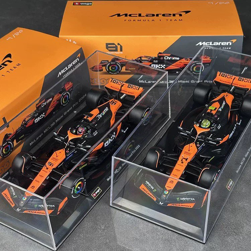 Bburago 1:24 MCL38 Monaco F1 T - огляд і ціна Model Kit F1