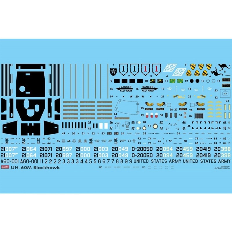 Academy Hobby 12135 1/35 UH-60 - огляд і ціна Model Kit Academy